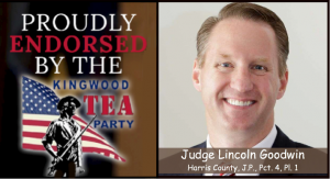 Judge Lincoln Goodwin for Harris County J.P., Pct. 4 Pl. 1